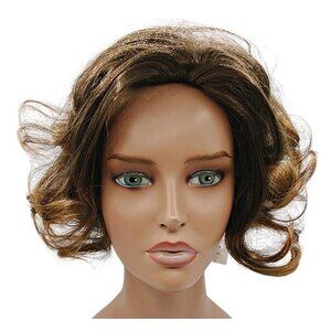 NEW Kanekalon Dark Brown Brunette Natural Flip Tail Wavy Curl Wig Japanese Fiber